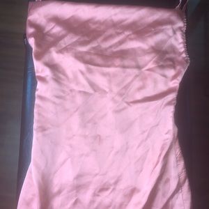 Pink Polyester Dress